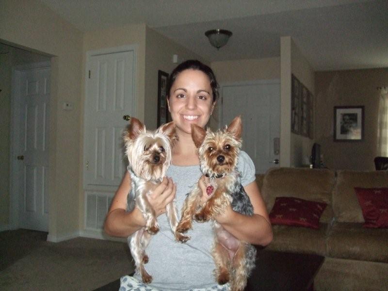 Barbara and her puppies